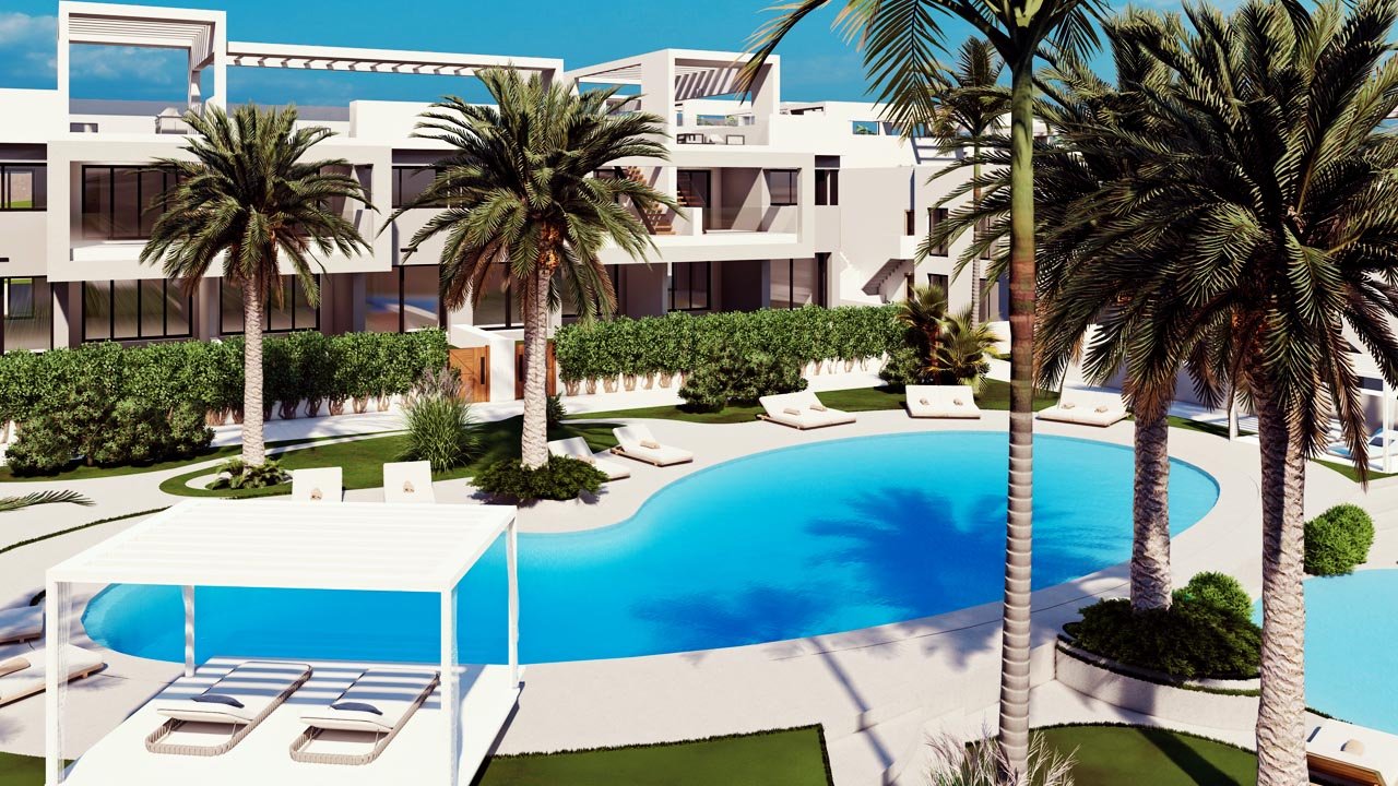 Lägenhet i Nueva Torrevieja, Alicante, Spanien 2 sovrum, 132 kvm. Nr. 101619