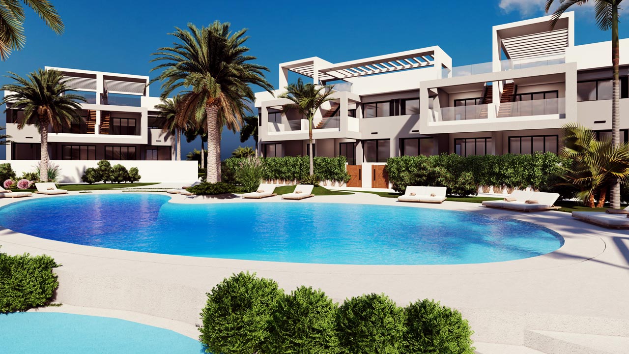 Lägenhet i Nueva Torrevieja, Alicante, Spanien 2 sovrum, 132 kvm. Nr. 101619
