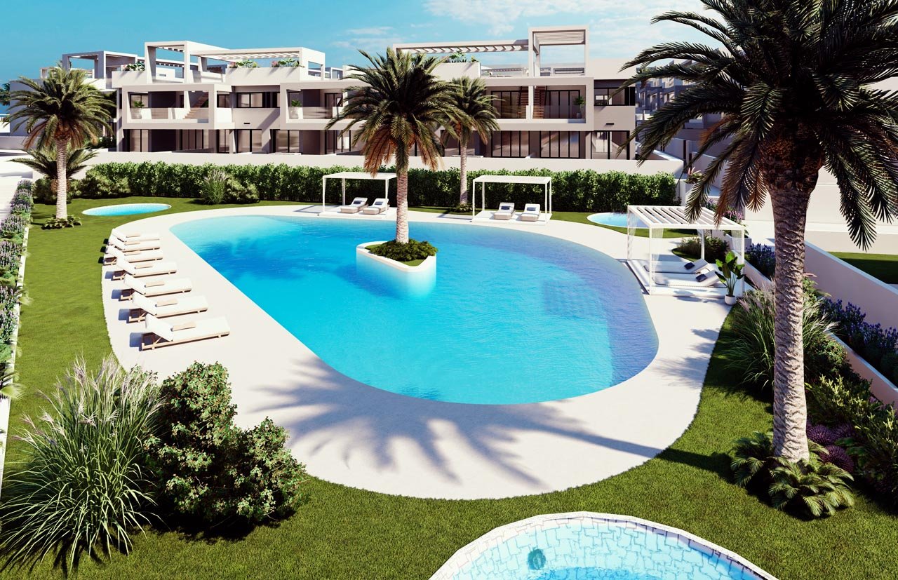 Lägenhet i Nueva Torrevieja, Alicante, Spanien 2 sovrum, 132 kvm. Nr. 101619