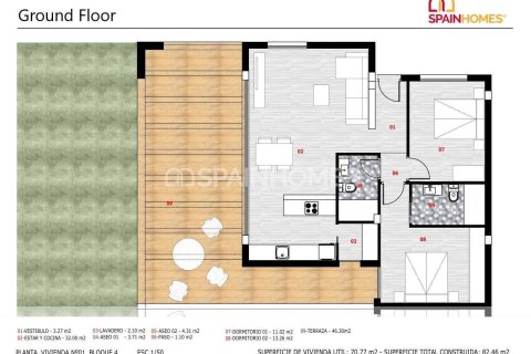 Wohnung zum Verkauf Monforte del Cid, Alicante, Spanien 2 Schlafzimmer, 92 m2 Nr. 60293 - Foto 30