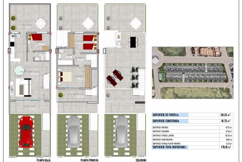 Продажа таухауса Кокс, Аликанте, Испания 3 спальни, 81м2 №114700 - фото 26