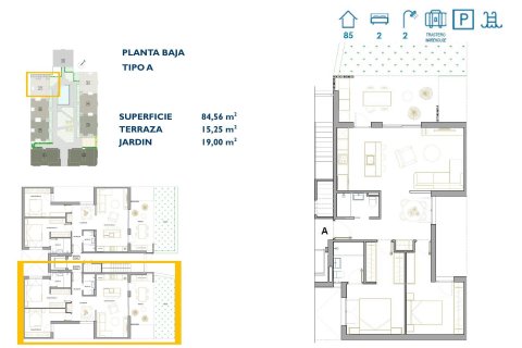 Apartamento en venta San Pedro del Pinatar, Murcia, España 2 dormitorios, 84 m2 No. 114706 - foto 6