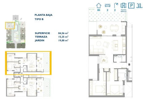 Apartamento en venta San Pedro del Pinatar, Murcia, España 2 dormitorios, 84 m2 No. 114706 - foto 5