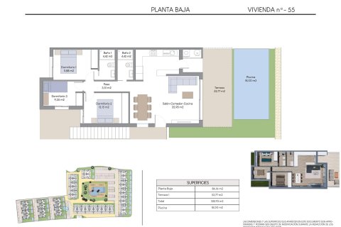 Bungalow zum Verkauf Finestrat, Alicante, Spanien 3 Schlafzimmer, 86 m2 Nr. 114254 - Foto 12