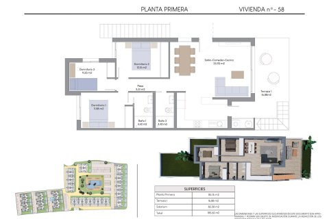 Bungalow in vendita Finestrat, Alicante, Spagna 3 camere da letto, 86 mq. N° 114255 - foto 12