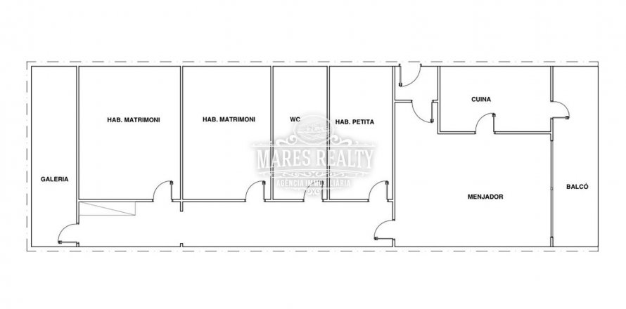 Apartment Mataro, Barcelona, Spain 4 bedrooms, 119 sq.m. No. 113241