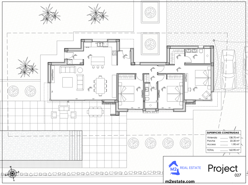 Villa Calpe, Alicante, Spānijā 3 istabas, 448 m2 Nr. 88951
