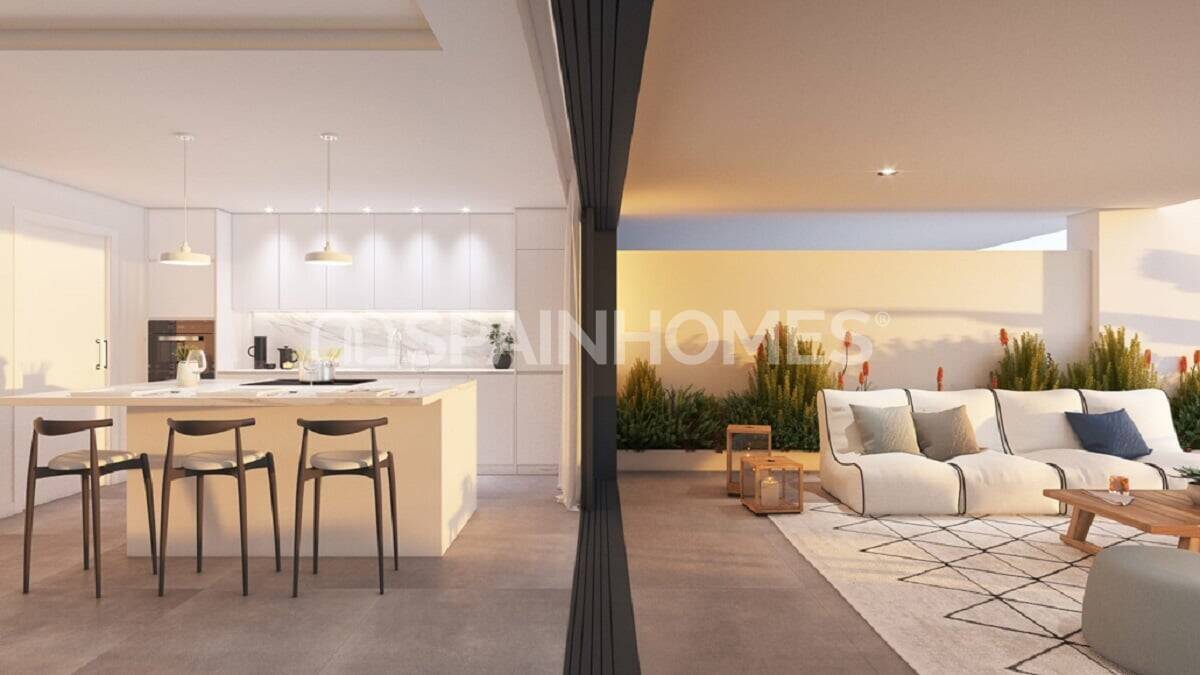 Apartment in Estepona, Malaga, Spain 3 bedrooms, 110 sq.m. No. 100487