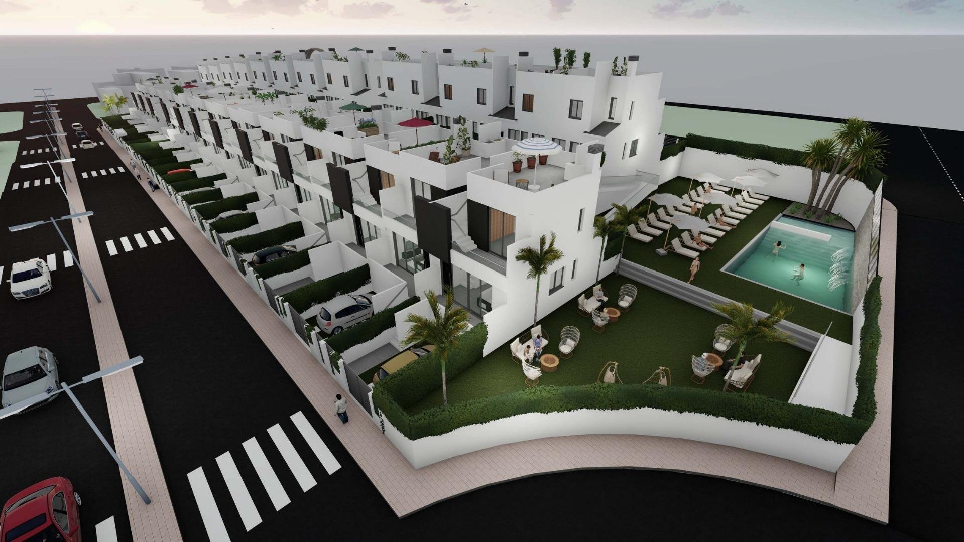 Radhus i Cox, Alicante, Spanien 2 sovrum, 81 kvm. Nr. 112692