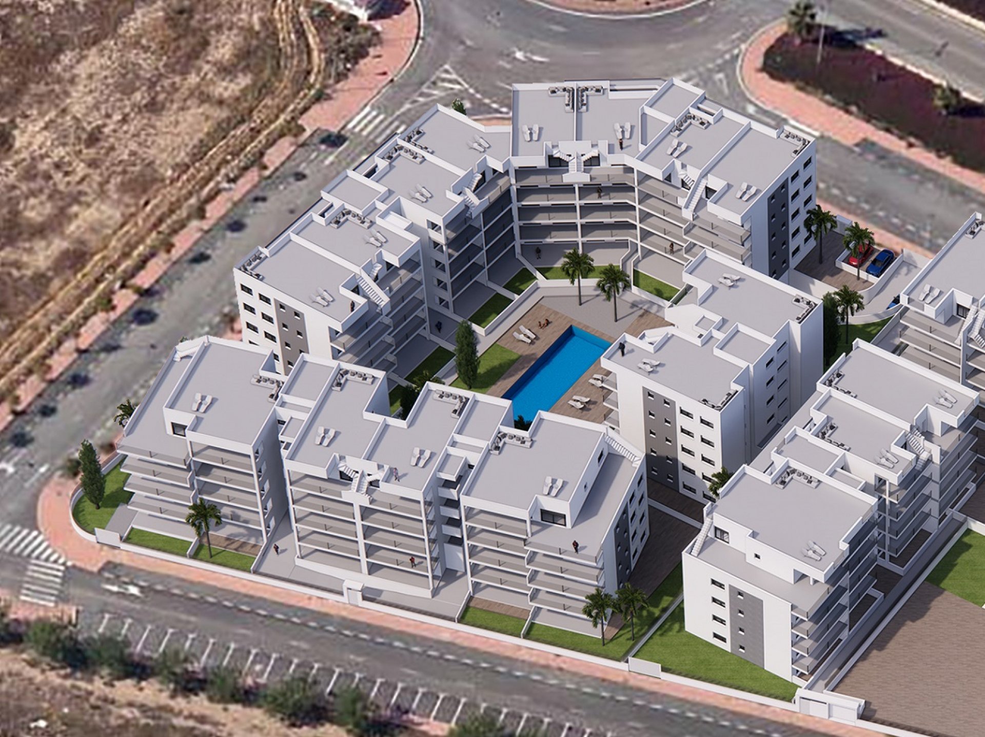 Huoneisto Los Alcazares, Murcia, Espanja 2 makuuhuonetta, 99 m2 No. 84354