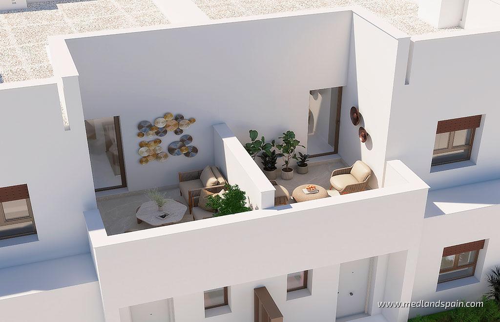 Kaupunkipientalo Mijas Costa, Malaga, Espanja 3 makuuhuonetta, 208 m2 No. 108749