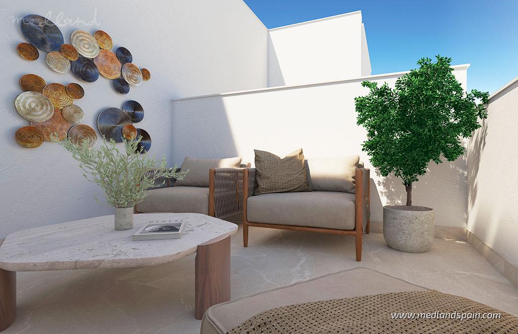 Kaupunkipientalo Mijas Costa, Malaga, Espanja 3 makuuhuonetta, 208 m2 No. 108749