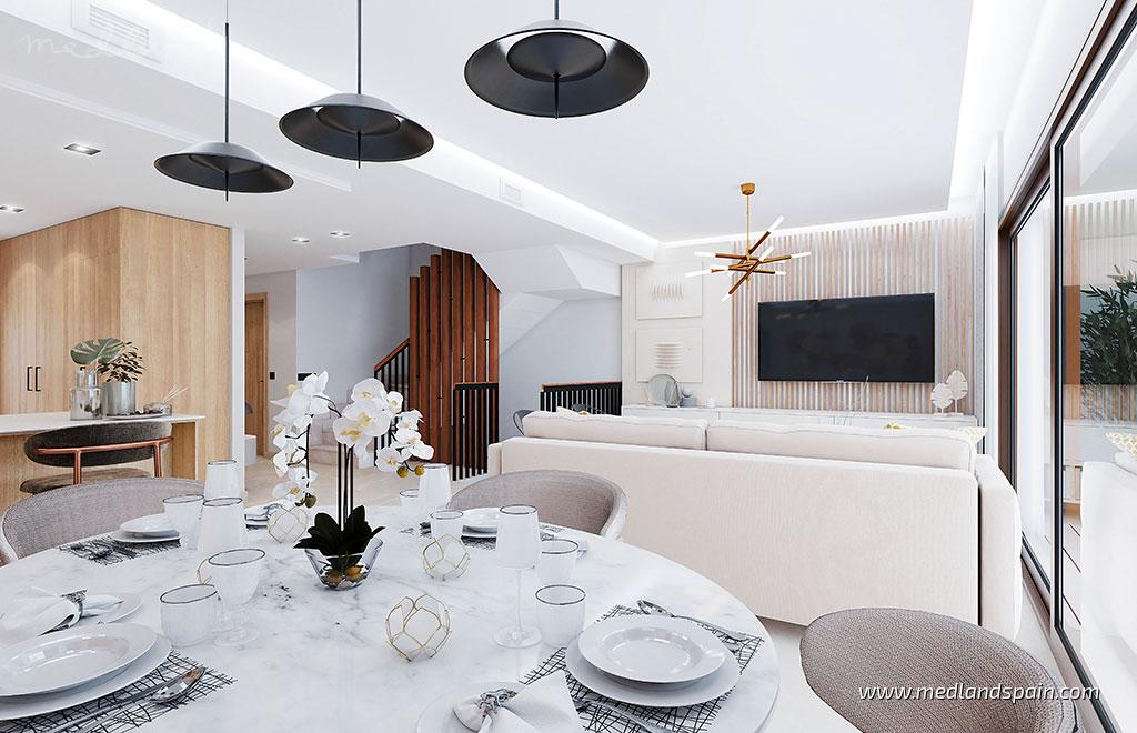 Kaupunkipientalo Mijas Costa, Malaga, Espanja 3 makuuhuonetta, 208 m2 No. 108749