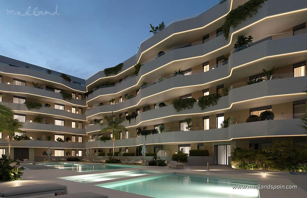 Apartment à Mijas Costa, Malaga, Espagne 2 chambres, 87 m2 No. 108906