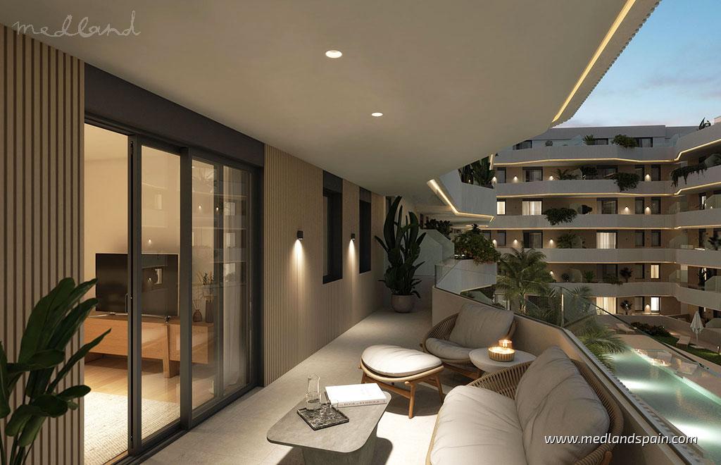 Apartment à Mijas Costa, Malaga, Espagne 2 chambres, 87 m2 No. 108906