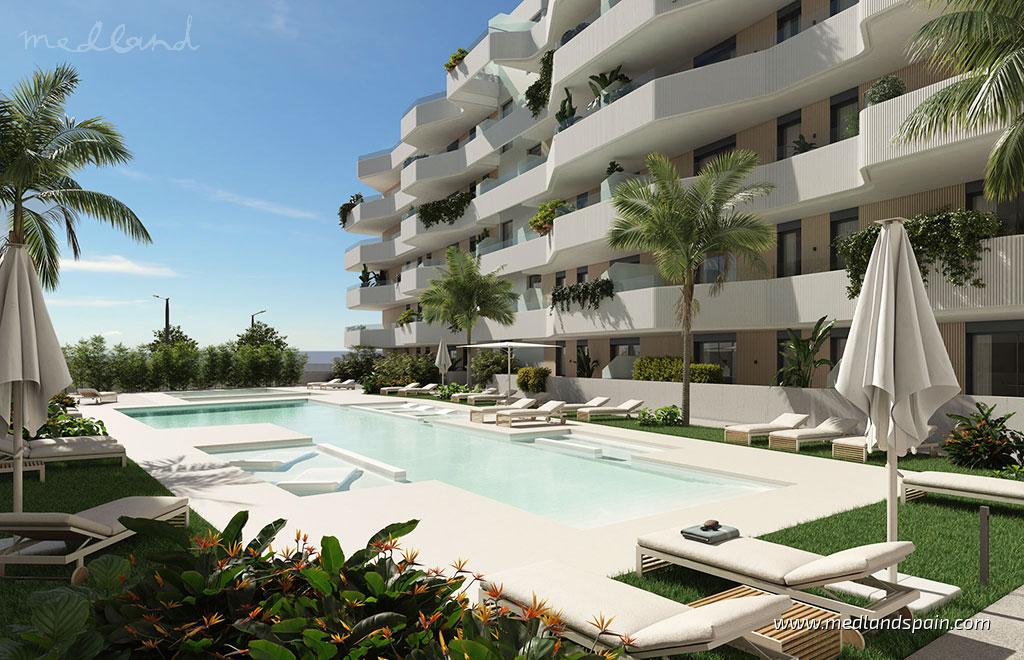Apartment à Mijas Costa, Malaga, Espagne 2 chambres, 87 m2 No. 108906