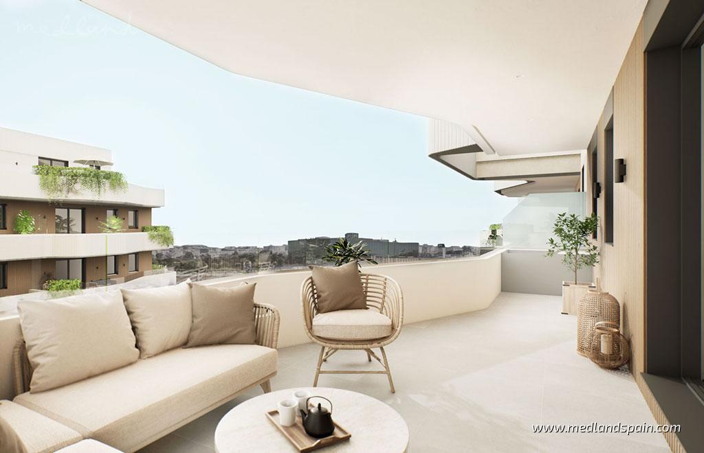 Apartment à Mijas Costa, Malaga, Espagne 2 chambres, 87 m2 No. 108906