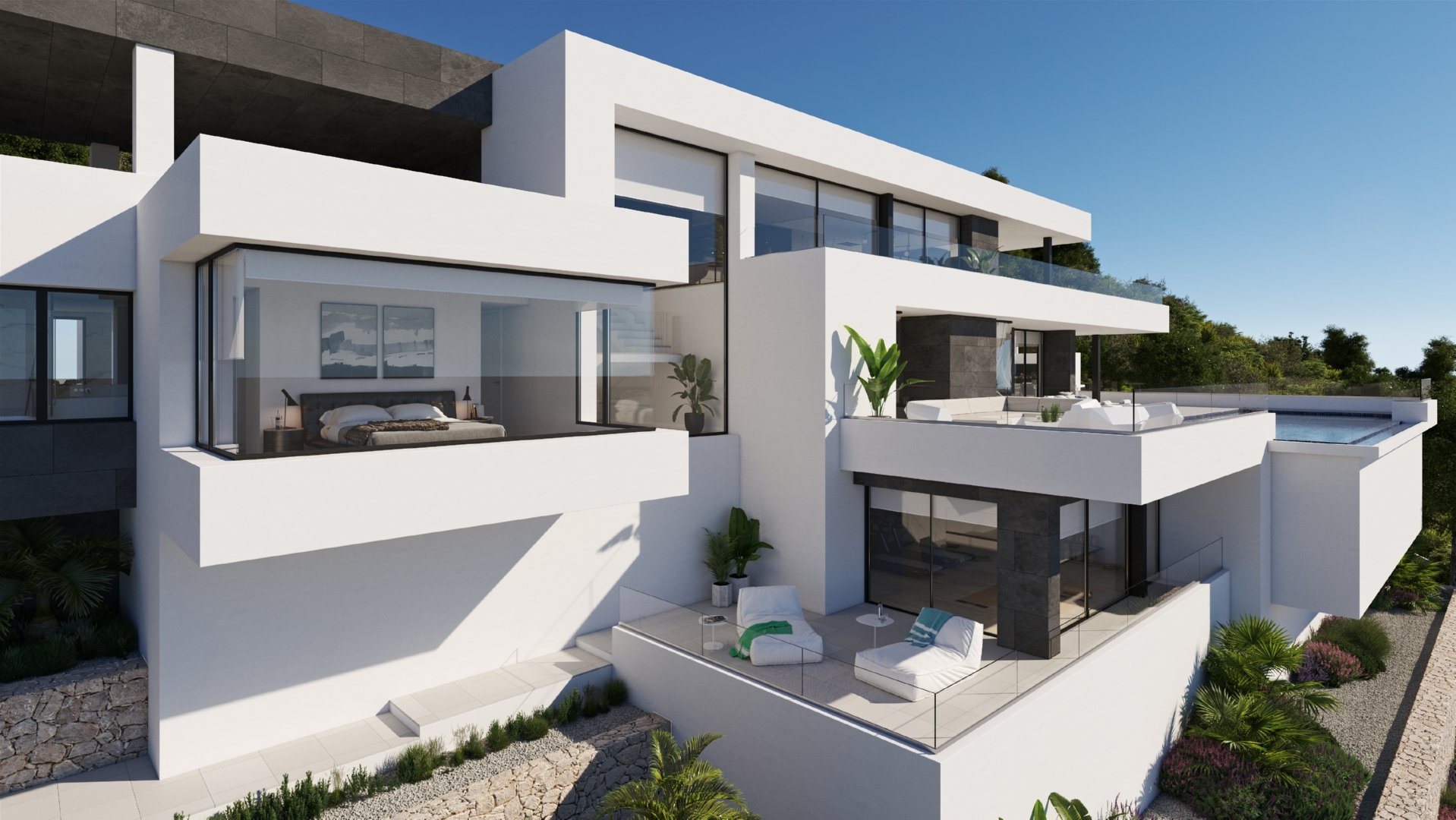 Villa a Cumbre Del Sol, Alicante, Spagna 3 camere da letto, 830 mq. N° 89141