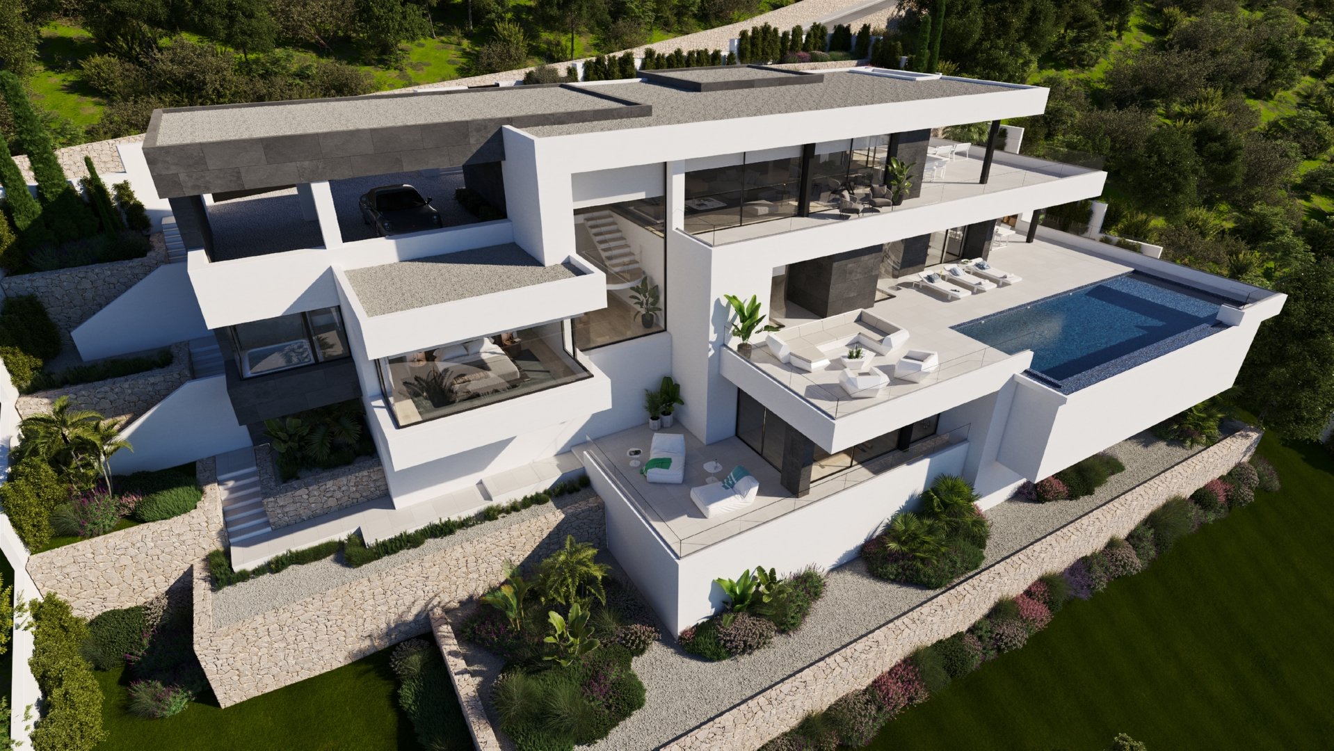 Villa a Cumbre Del Sol, Alicante, Spagna 3 camere da letto, 830 mq. N° 89141