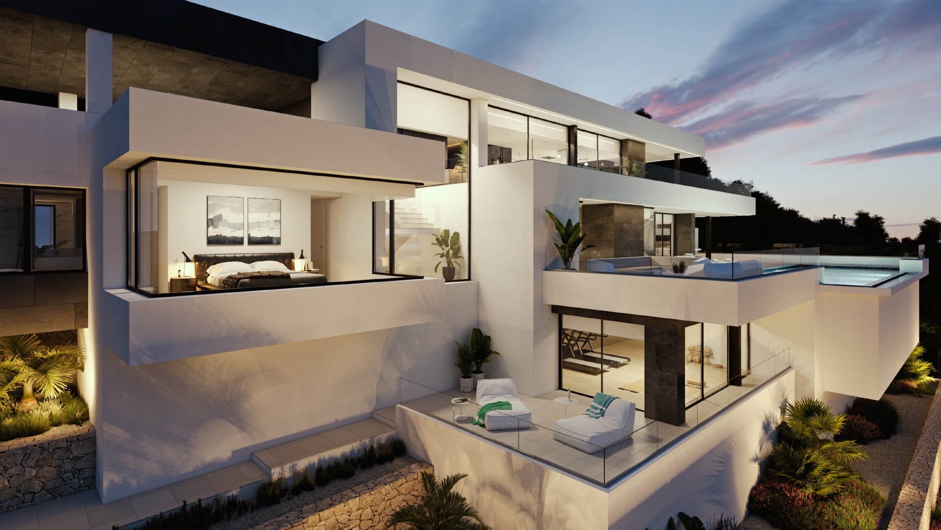 Villa a Cumbre Del Sol, Alicante, Spagna 3 camere da letto, 830 mq. N° 89141
