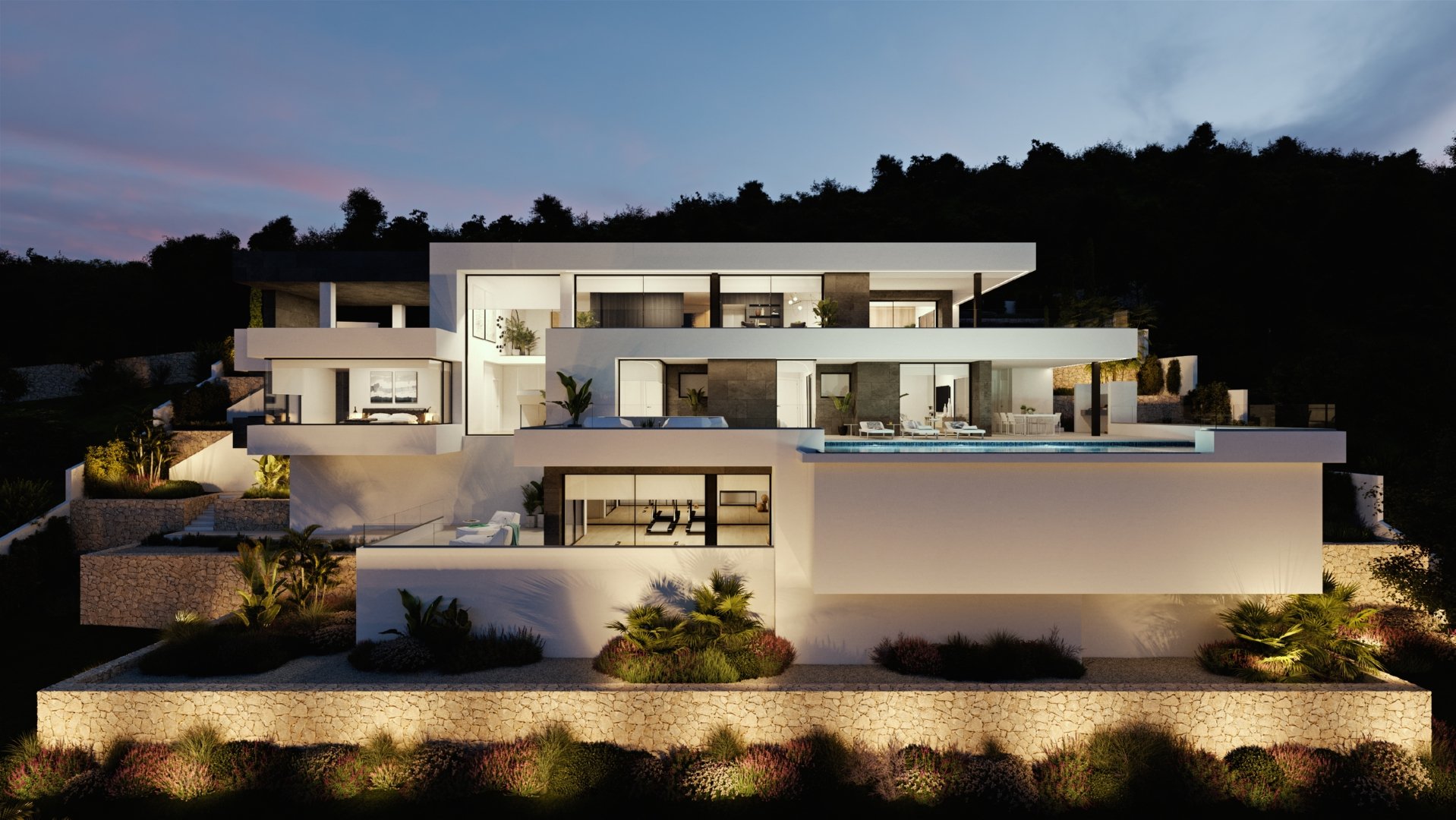 Villa a Cumbre Del Sol, Alicante, Spagna 3 camere da letto, 830 mq. N° 89141