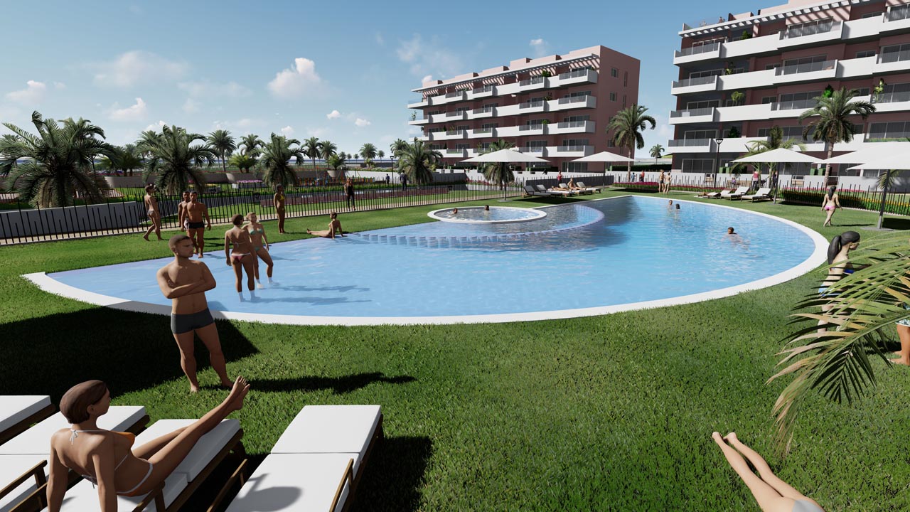 Penthauss Guardamar del Segura, Alicante, Spānijā 3 istabas, 93 m2 Nr. 101554
