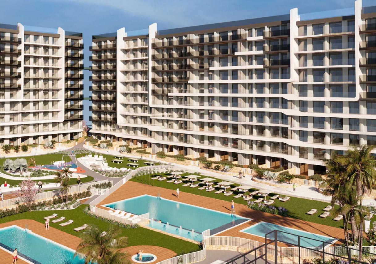 Квартира в Пунта Прима, Аликанте, Испания 2 спальни, 71м2 №101553