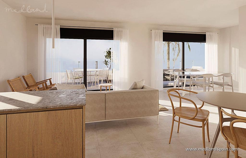 Apartament w Casares, Malaga, Hiszpania 3 sypialnie, 102 mkw. nr 108882