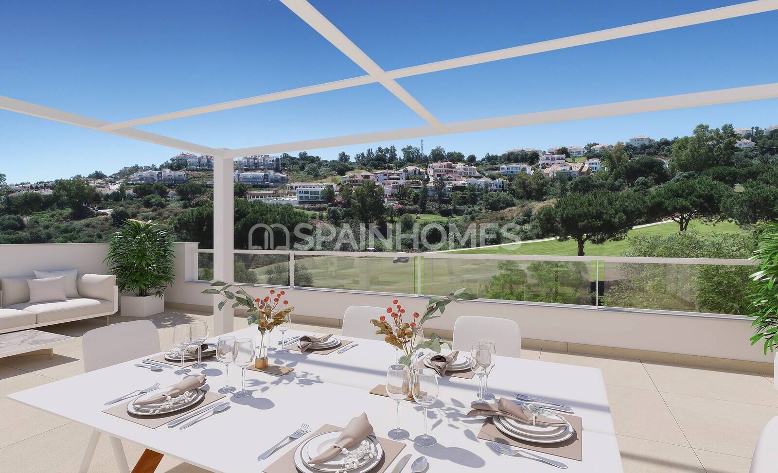 Lägenhet i Mijas, Malaga, Spanien 3 sovrum, 102 kvm. Nr. 59597