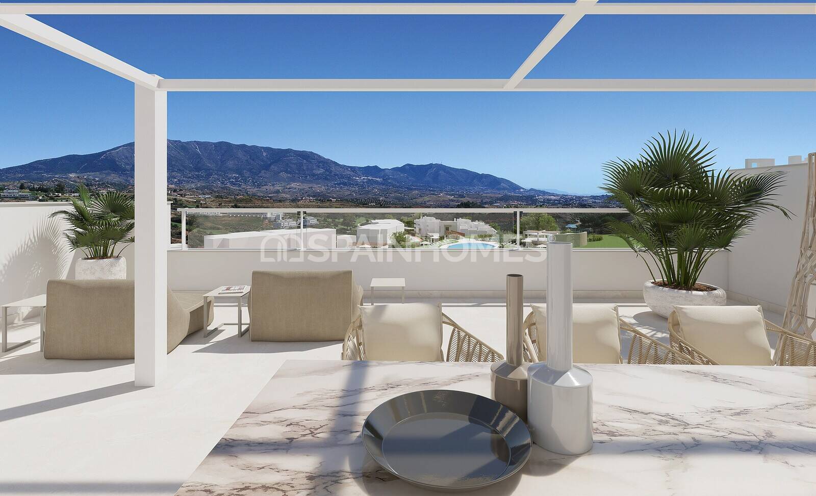 Lägenhet i Mijas, Malaga, Spanien 3 sovrum, 102 kvm. Nr. 59597