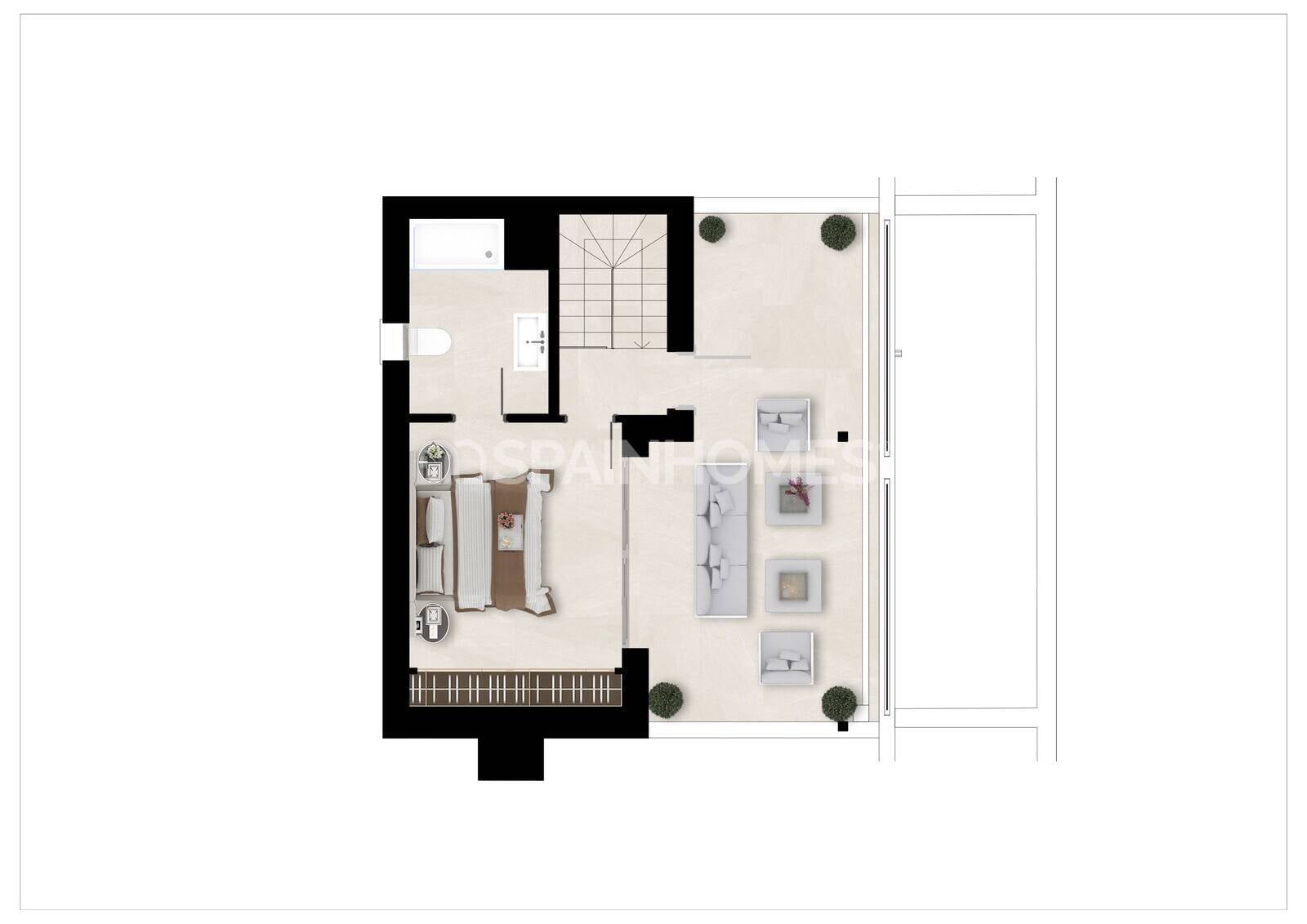 Lägenhet i Mijas, Malaga, Spanien 3 sovrum, 102 kvm. Nr. 59597