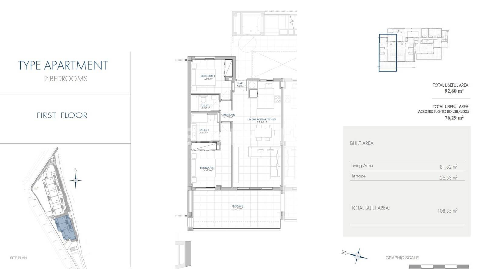 Apartamento en Fuengirola, Málaga, España 3 dormitorios, 93 m2 No. 48522