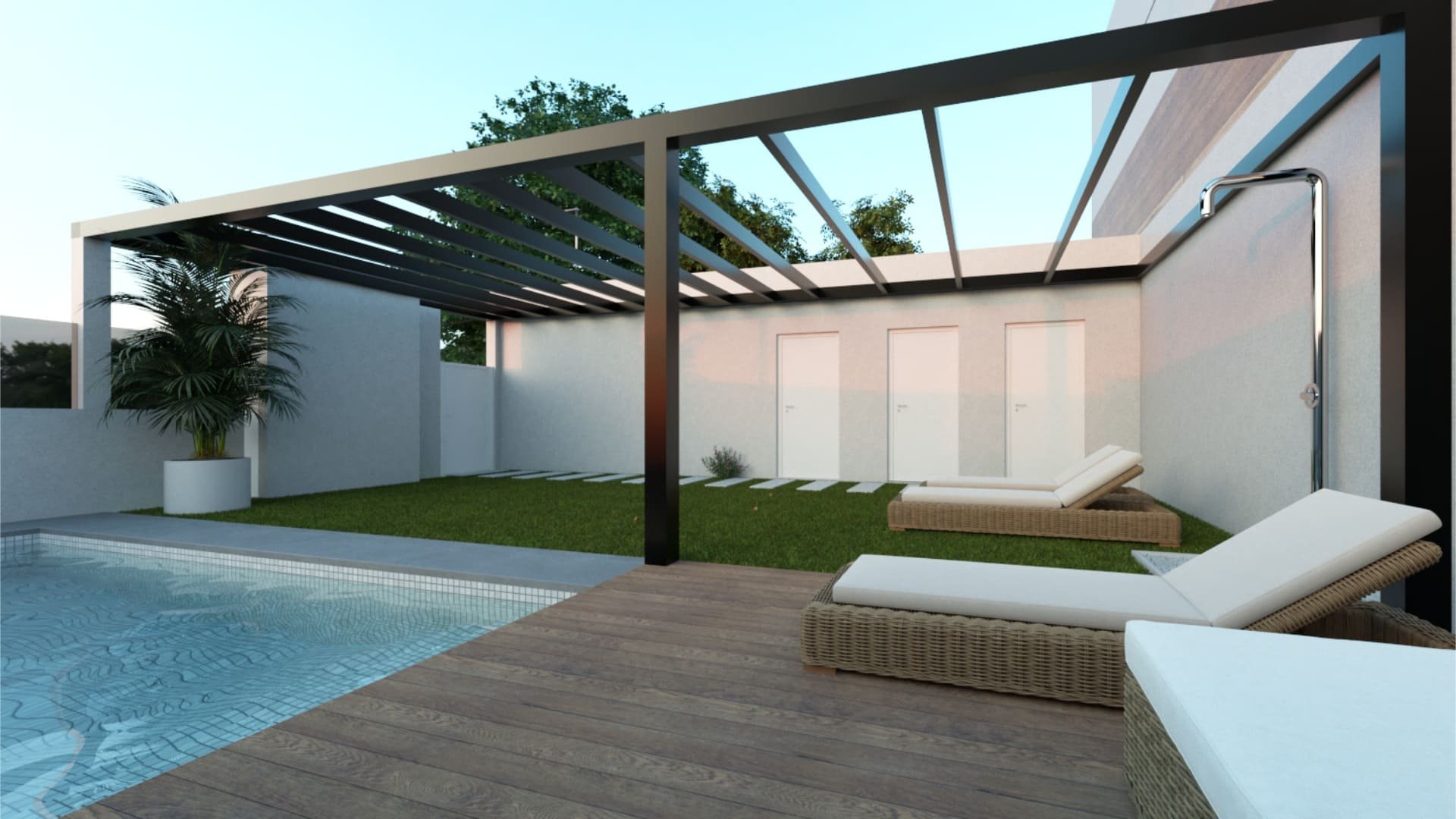 Māja La Pinada Nature Resort, Pilar de la Horadada, Alicante, Spānijā 2 istabas, 71.11 m2 Nr. 90787
