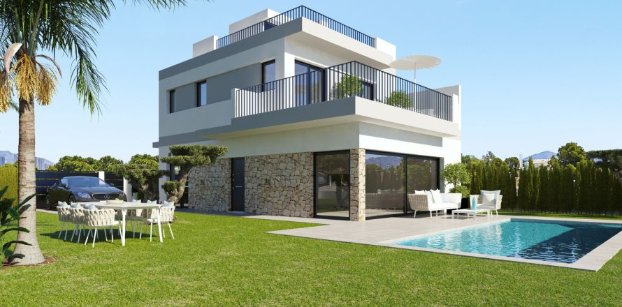 Villa a San Miguel de Salinas, Alicante, Spagna 3 camere da letto, 237 mq. N° 110669