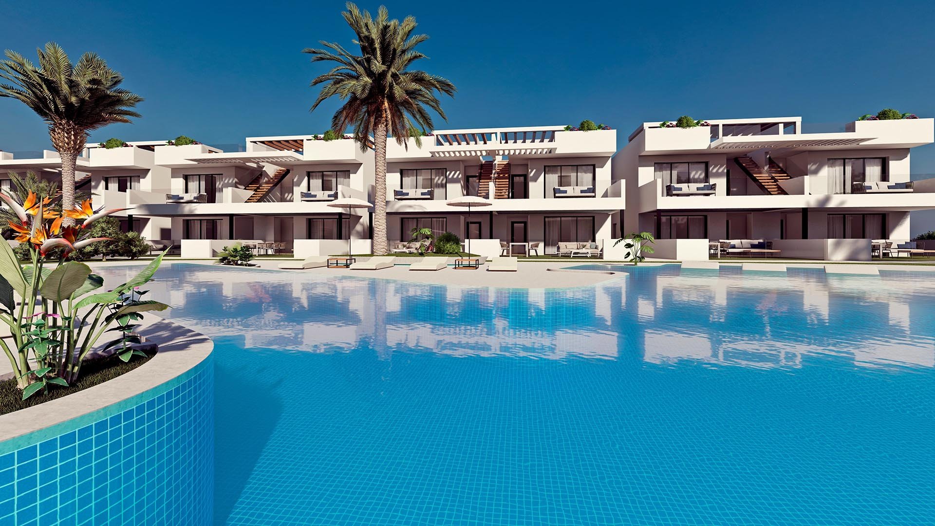 Bungalow en Leduc Golf Resort, Finestrat, Alicante, Espagne 3 chambres, 186 m2 No. 90251