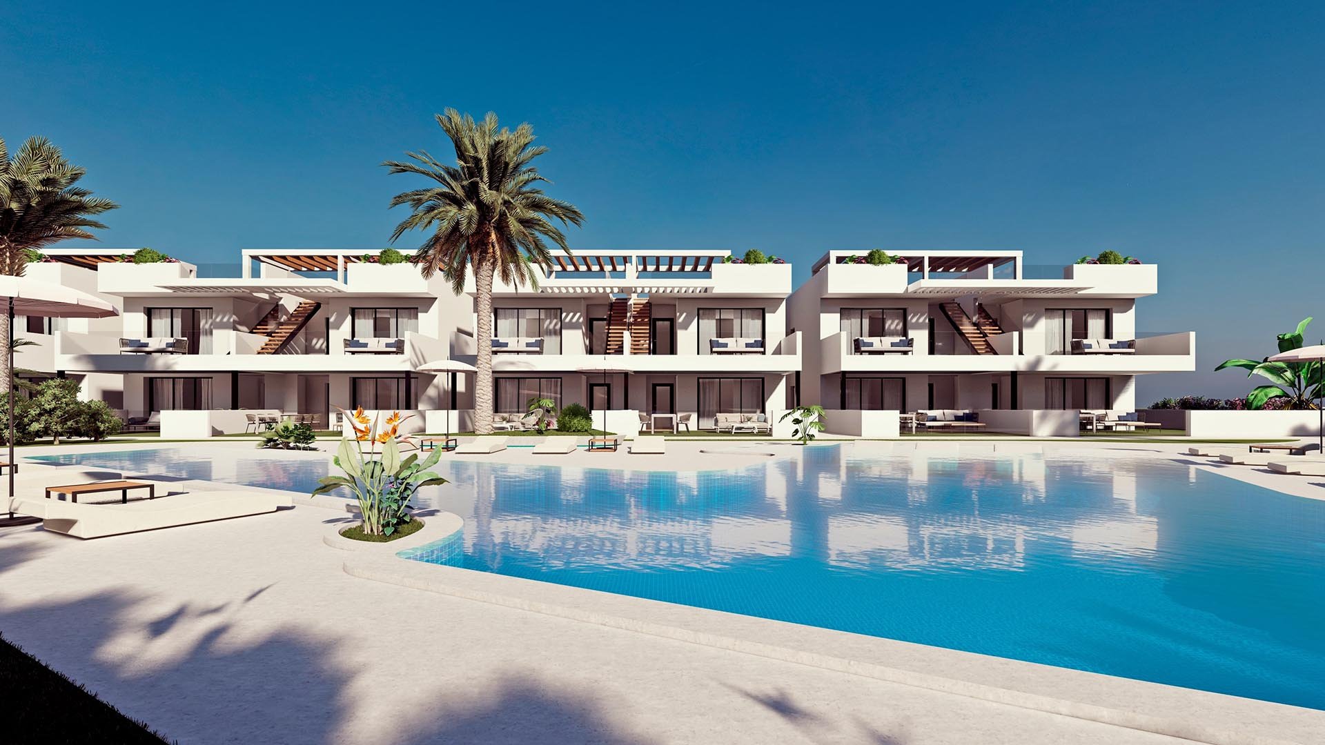 Bungalow en Leduc Golf Resort, Finestrat, Alicante, Espagne 3 chambres, 186 m2 No. 90251