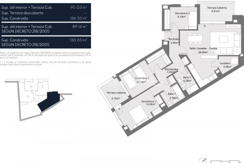 Продажа квартиры в Малага, Испания 3 спальни, 89м2 №117720 - фото 11