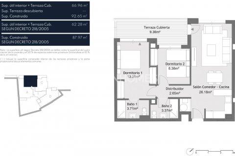 Продажа квартиры в Малага, Испания 3 спальни, 89м2 №117720 - фото 10