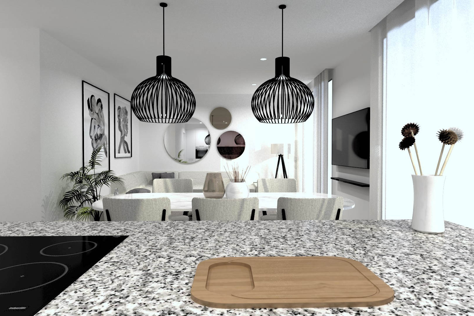 Apartment à Denia, Alicante, Espagne 2 chambres, 92 m2 No. 89136