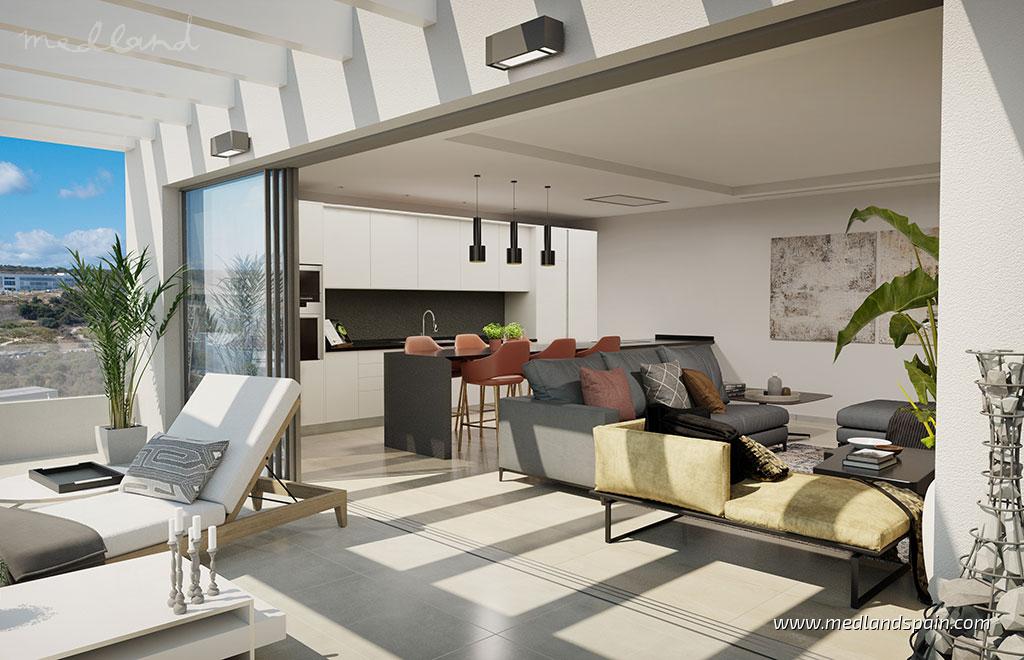 Huoneisto Estepona, Malaga, Espanja 3 makuuhuonetta, 186 m2 No. 104679