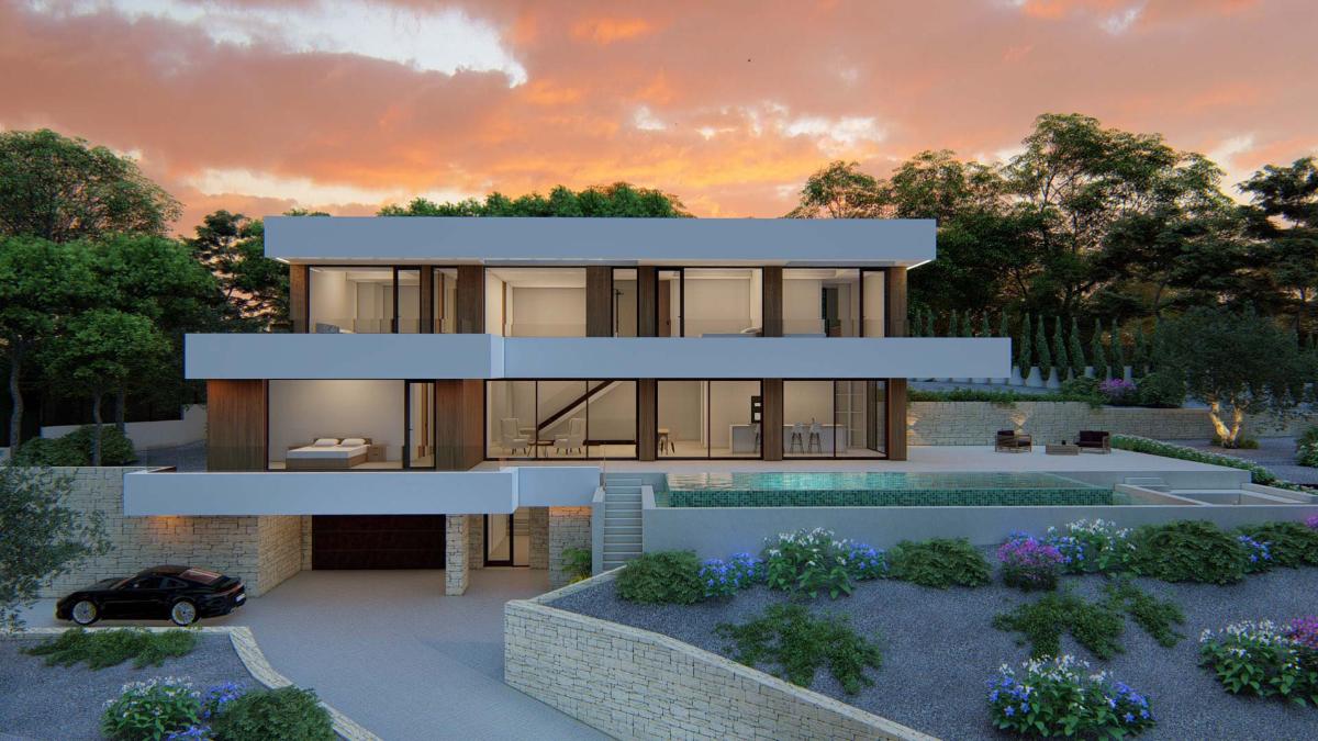 Villa in Altea, Alicante, Spain 4 bedrooms, 425 sq.m. No. 113055