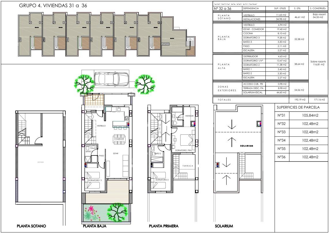 Huvila Monforte del Cid, Alicante, Espanja 3 makuuhuonetta, 154 m2 No. 94912