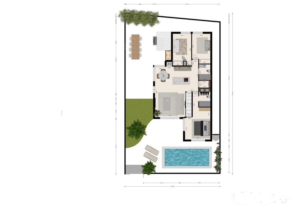 Villa San Miguel de Salinas, Alicante, Spānijā 4 istabas, 263 m2 Nr. 114999