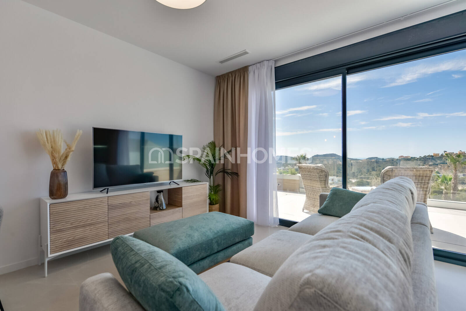 Пентхаус в Финестрат, Аликанте, Испания 2 спальни, 150м2 №93720