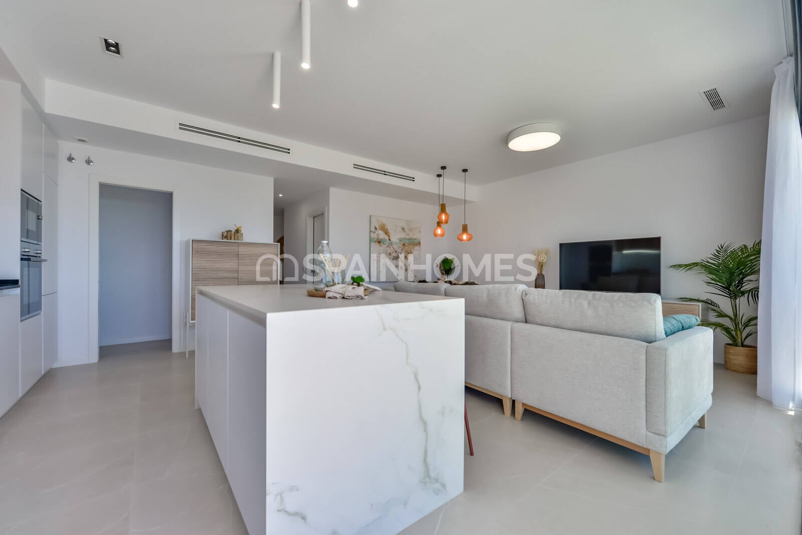 Пентхаус в Финестрат, Аликанте, Испания 2 спальни, 150м2 №93720