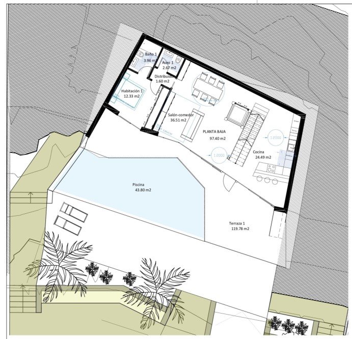 Huvila Benissa, Alicante, Espanja 4 makuuhuonetta, 358 m2 No. 82565
