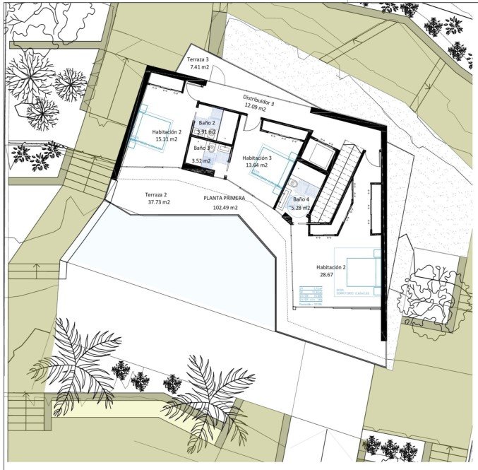 Huvila Benissa, Alicante, Espanja 4 makuuhuonetta, 358 m2 No. 82565