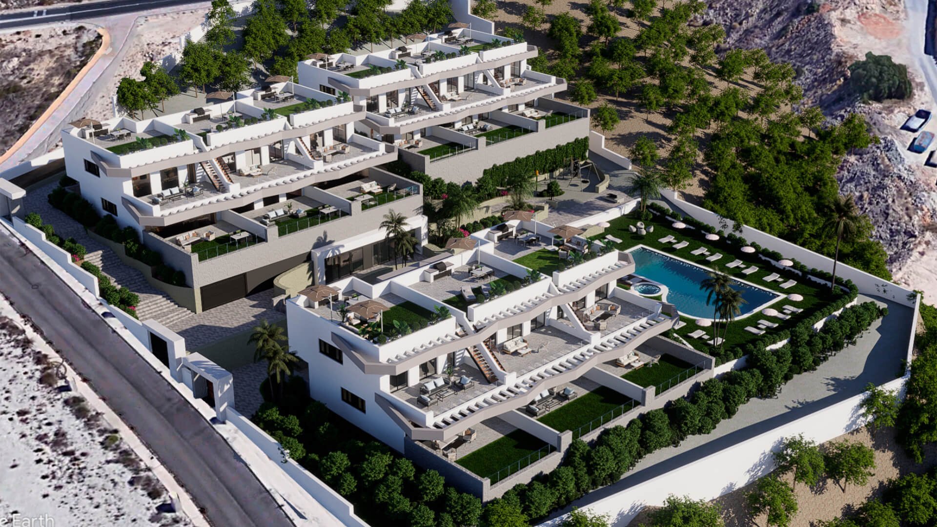 Bungalow in Leduc Golf Resort, Finestrat, Alicante, Spanien 3 Schlafzimmer, 202.13 m2 Nr. 90256