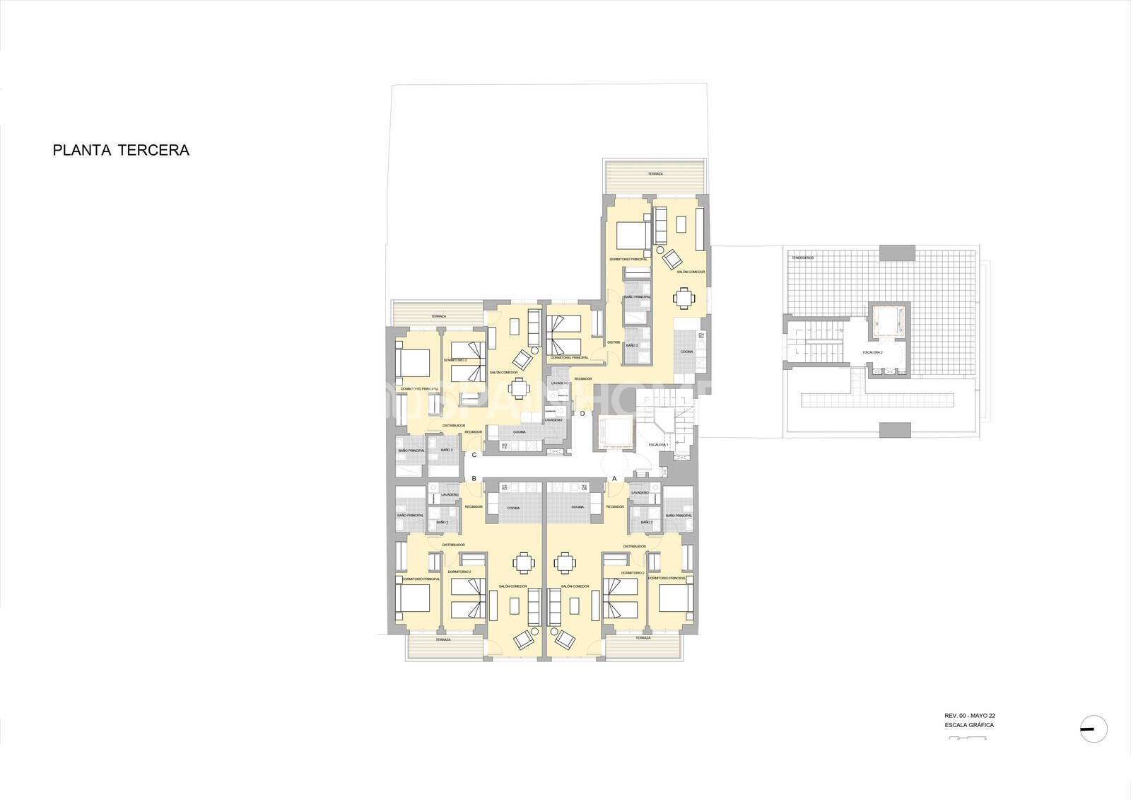 Apartment in Malaga, Spain 2 bedrooms, 66 sq.m. No. 83644
