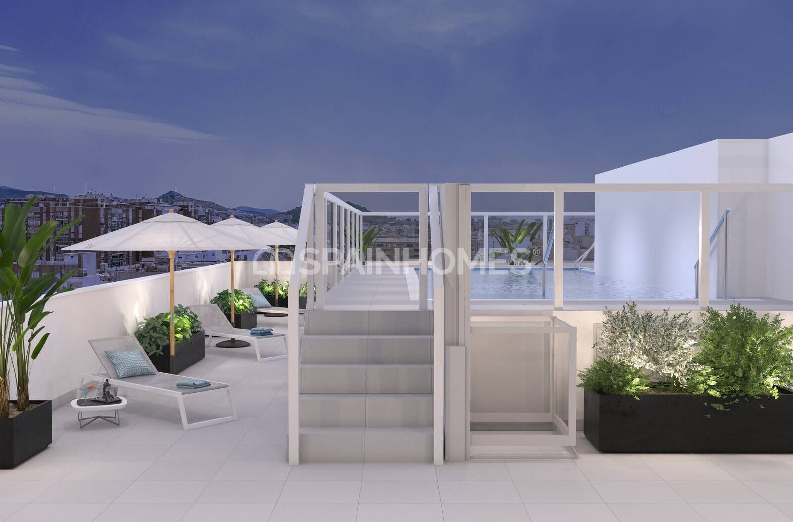Apartment in Malaga, Spain 2 bedrooms, 66 sq.m. No. 83644